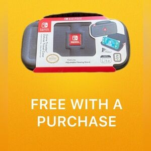 Nintendo Switch Black Travel Case with Viewing Stand new